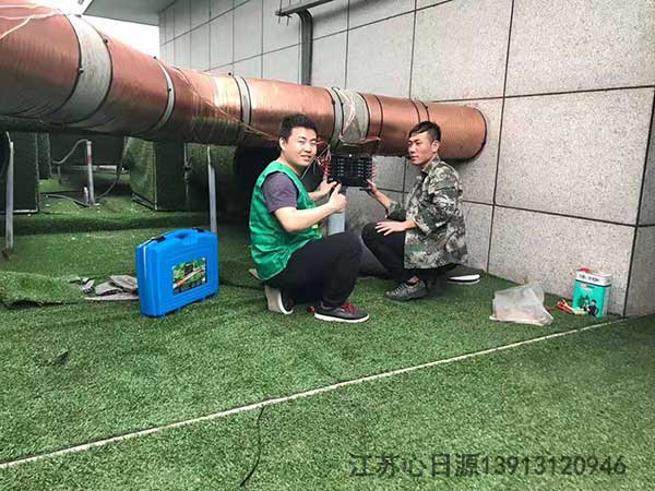 鹽城明城錦江大酒店沃肯電脈沖阻垢系統安裝案例