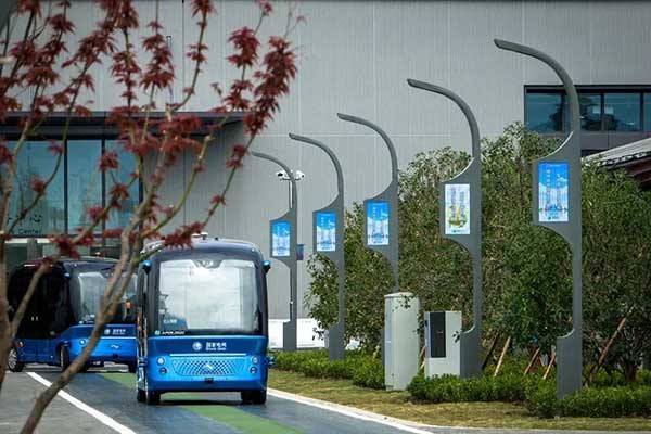 同里能源小鎮(zhèn)無人車